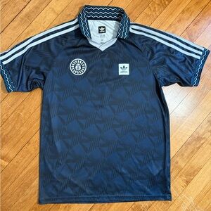 Adidas Blue Performance Sun Soccer Jersey